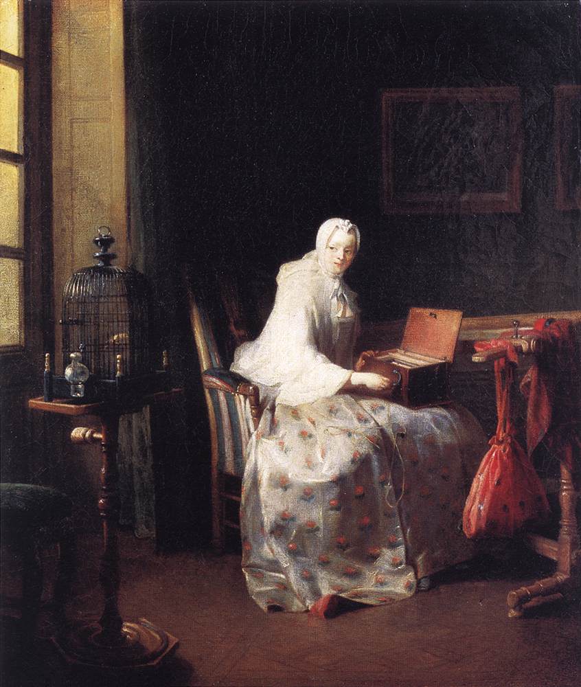 jean-Baptiste-Simeon Chardin The Canary